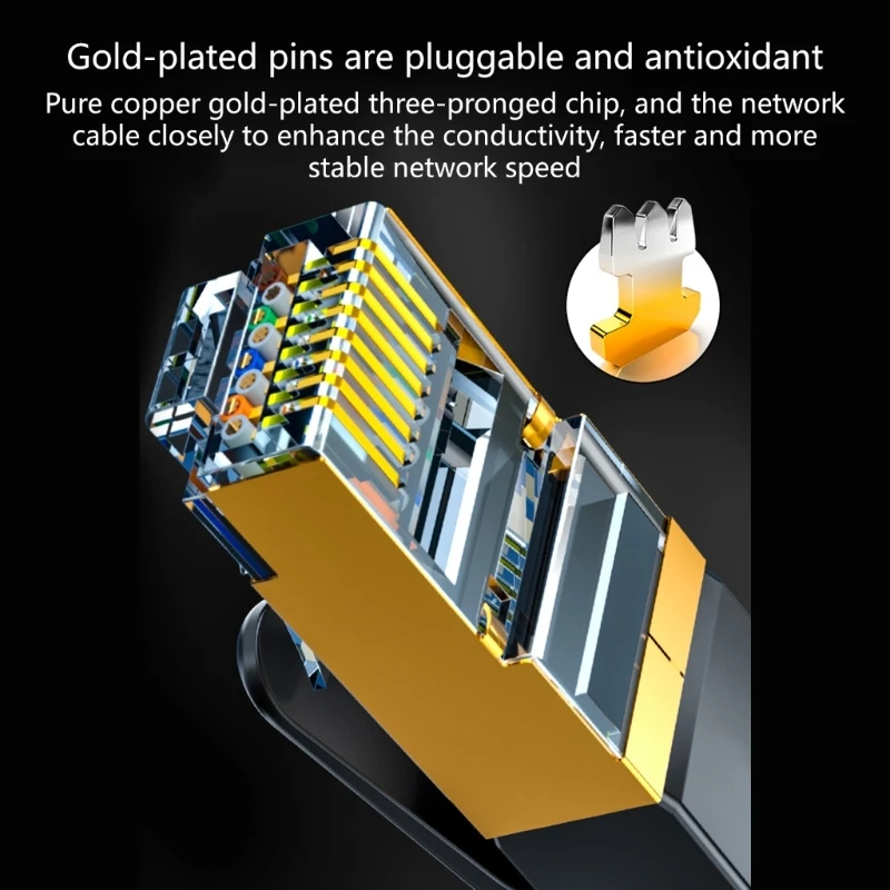 Cat7 Ethernet Line 10 Gbps Szybki kabel 7 Rj45 Bezpieczny kabel sieciowy