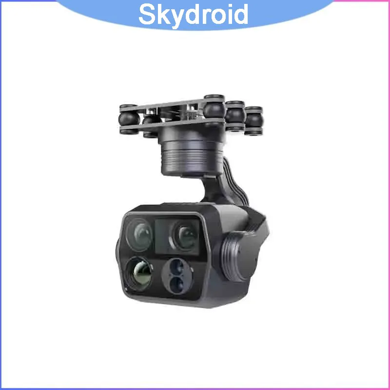 

Камера FPV C14 3-осевая от Skydroid, 5 МП, с четырьмя источниками света, 3-кратным цифровым зумом, записью на MicroSD, 120 г, для дрона, аксессуар для подвеса 2026
