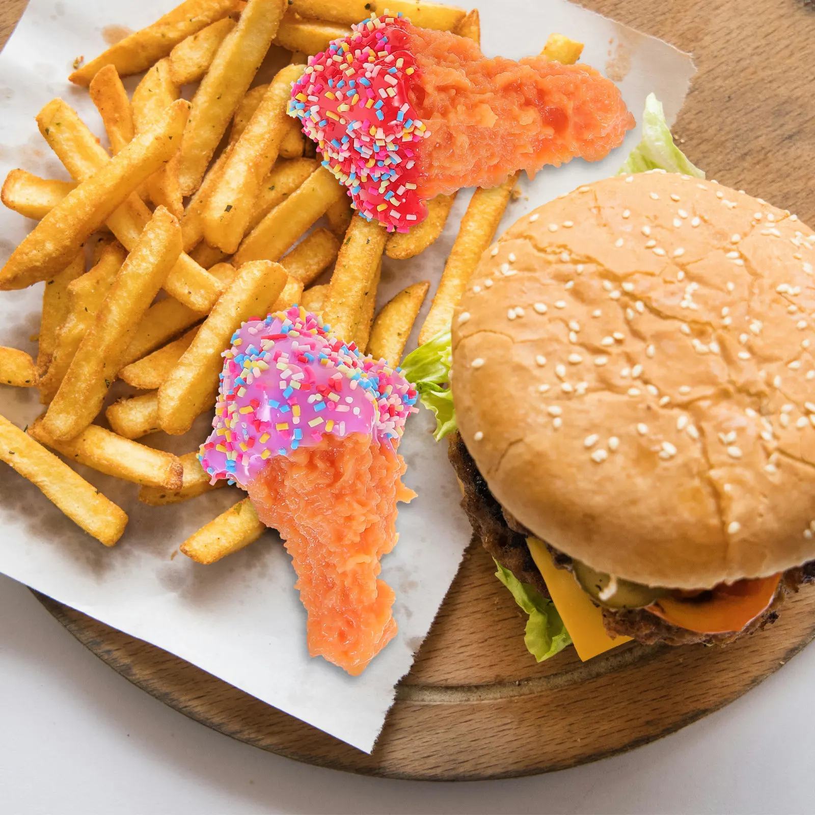 

Набор из 4 искусственных имитаций куриных ножек, реалистичный муляж жареной курицы, реквизит для фотосъемки, декор для ресторана и кухни