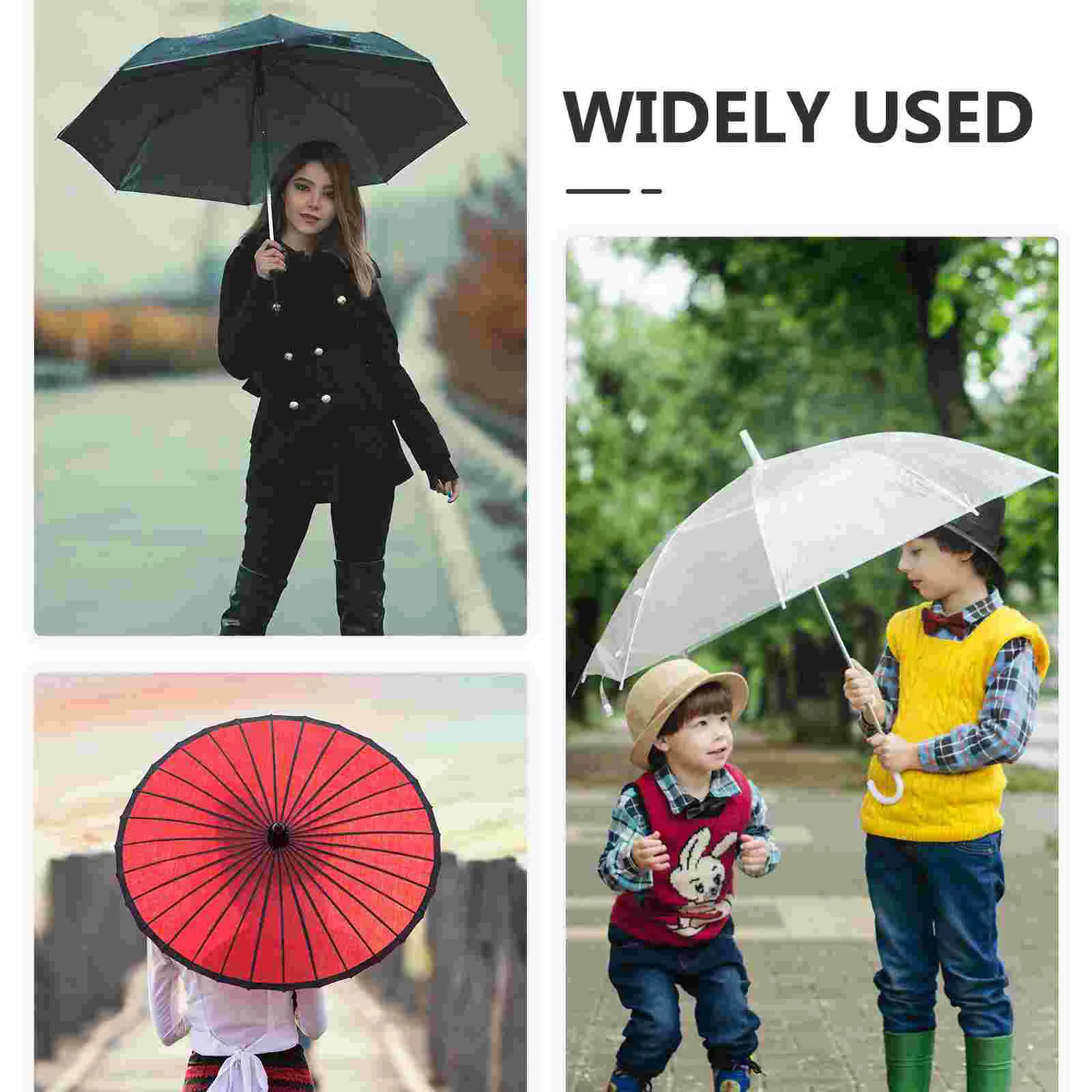 10 Pcs Umbrella Tail Beads Umbrellas for Rain Metal Raindrops Folding Accessories Tails Repairing Convenient