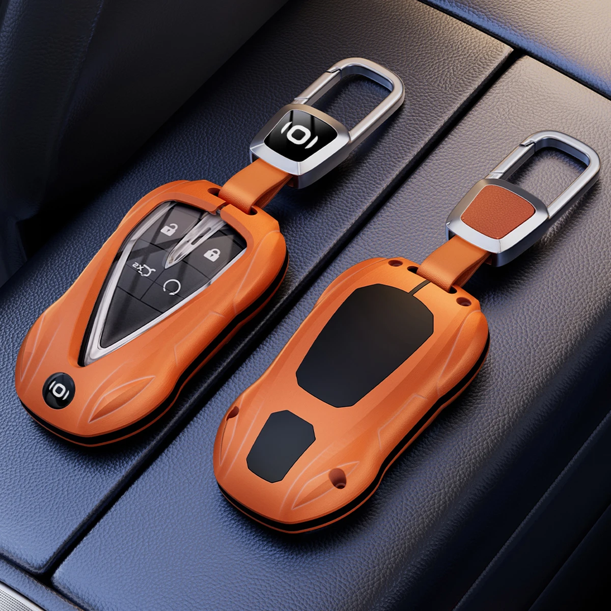Für Changan QIYUAN NEVO A05 A06 A07 Q05 Q07 Zink-legierung Auto Schlüssel Fall Auto-Styling Schlüsselbund Fernbedienung Abdeckung Shell fob Tasche Zubehör