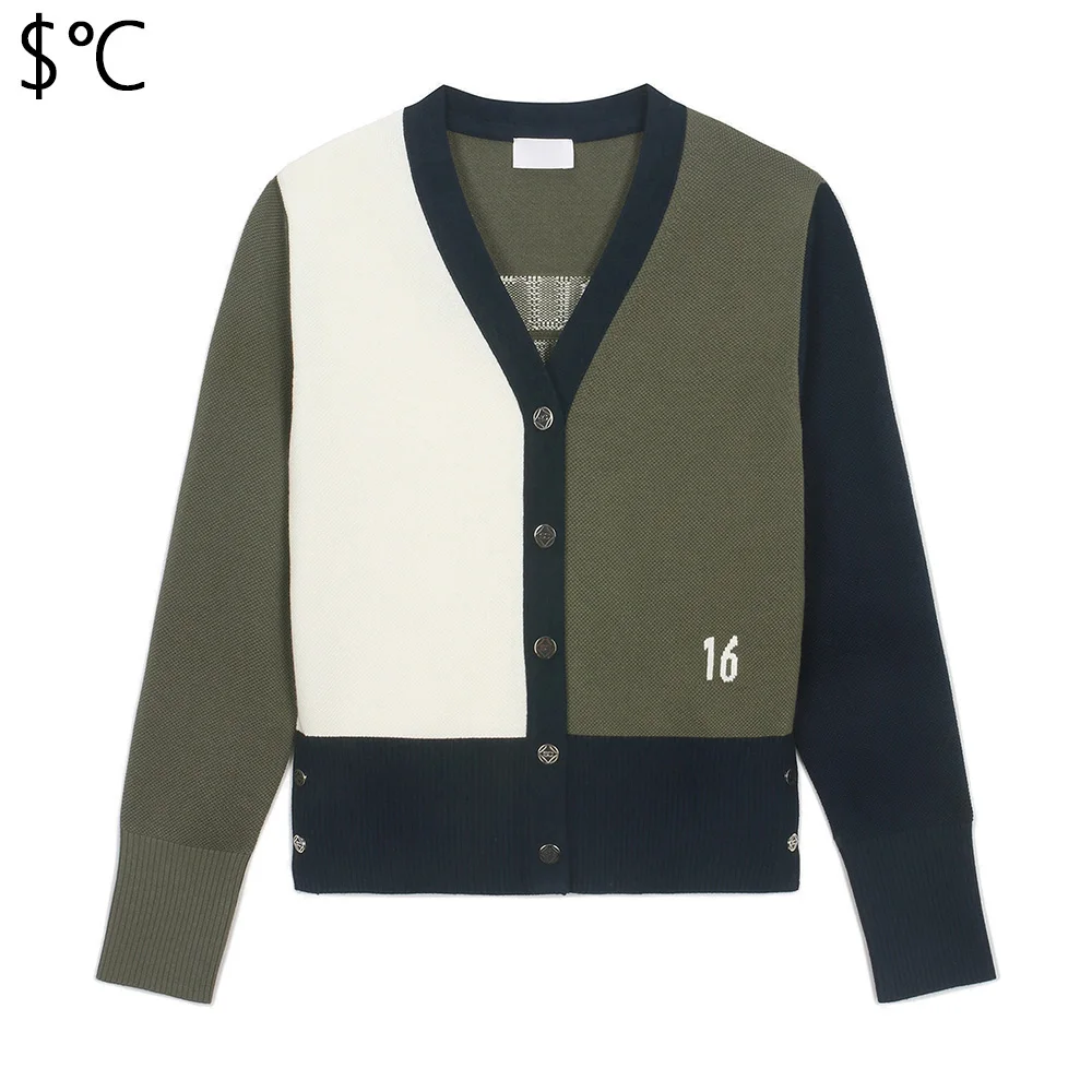 

Selected Luxury Knitted Cardigans Ladies' Korean Style Warm Autumn Sports New Golf Jackets Luxury Fashion