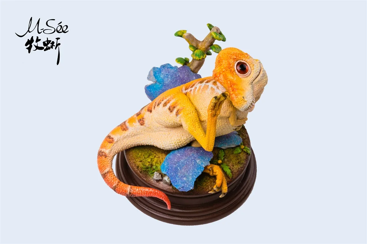 

M.See Tyrannosaurus Rex Baby Scene Statue Dinosaur Model T-Rex Animal Collector GK Toy Crafts Souvenirs Gift Unpainted Decor