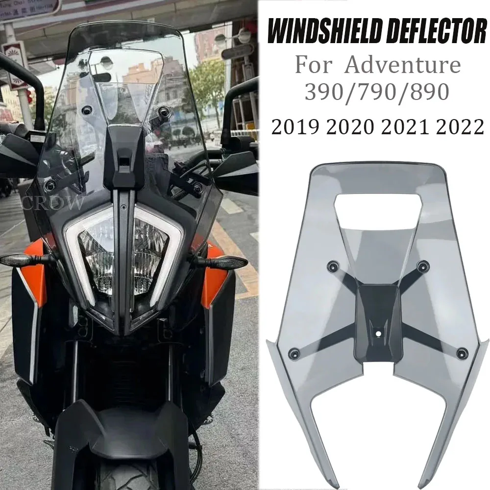 Motorcycle Windshield deflector Screen Shield Windscreen Visor For 390 790 890 ADV Adventure 2019 2021 2022