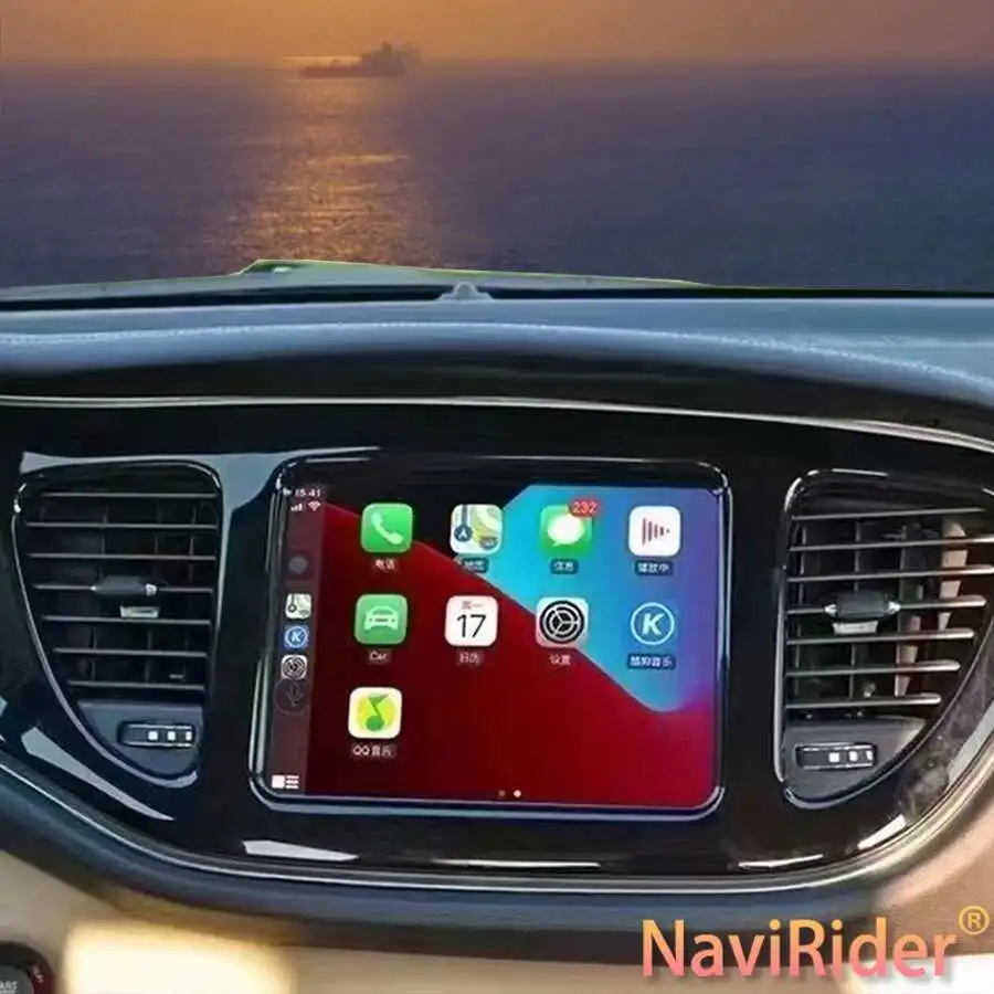 8.4inch For Dodge Ram Challenger Chrysler 300C Jeep Compass Cherokee Commander Android Car Radio Screen Carplay Video Player GPS
