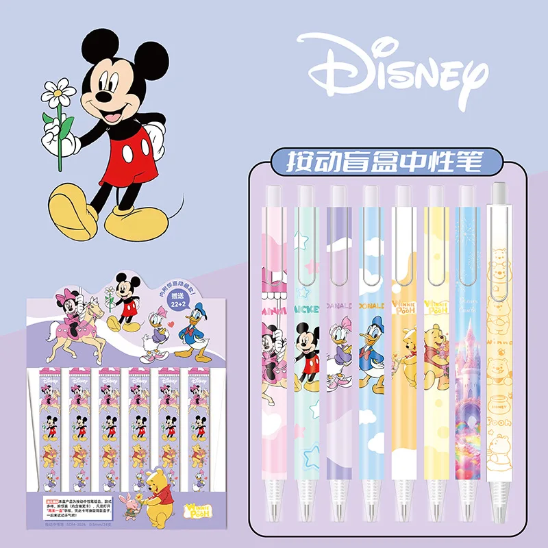 

Disney Neutral Pen Mickey Mouse Gel Pen Cartoon Cute Minnie Donald Duck Daisy Duck Student Writing Pen Random 1pcs