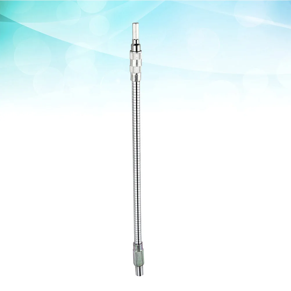 

400Mm Rechargeable Drill Flexible Shaft Extension Rod for Electric Screwdriver Use in Furniture Appliance Car Repair Silver