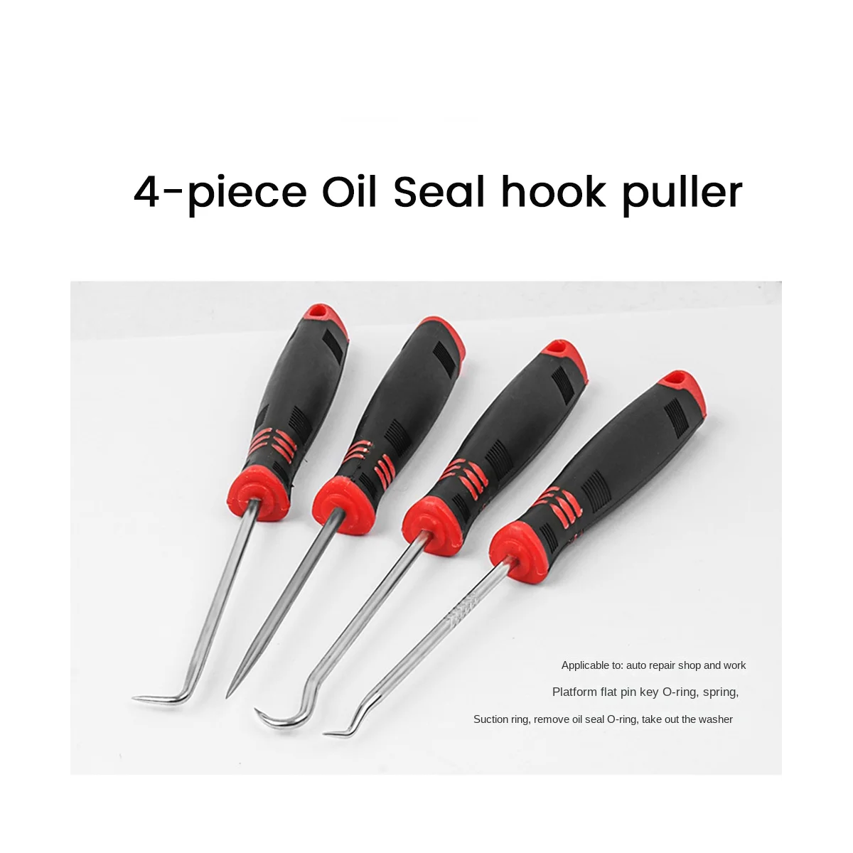 

4-Pack Precision Hook and Pick Set for Automotive Hand Tools