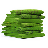 15/30/50cm Mini Artificial Moss Turf Lawn Wall Green Plants DIY Simulation Grass Board Garden Micro Landscape Decor Mat Carpet