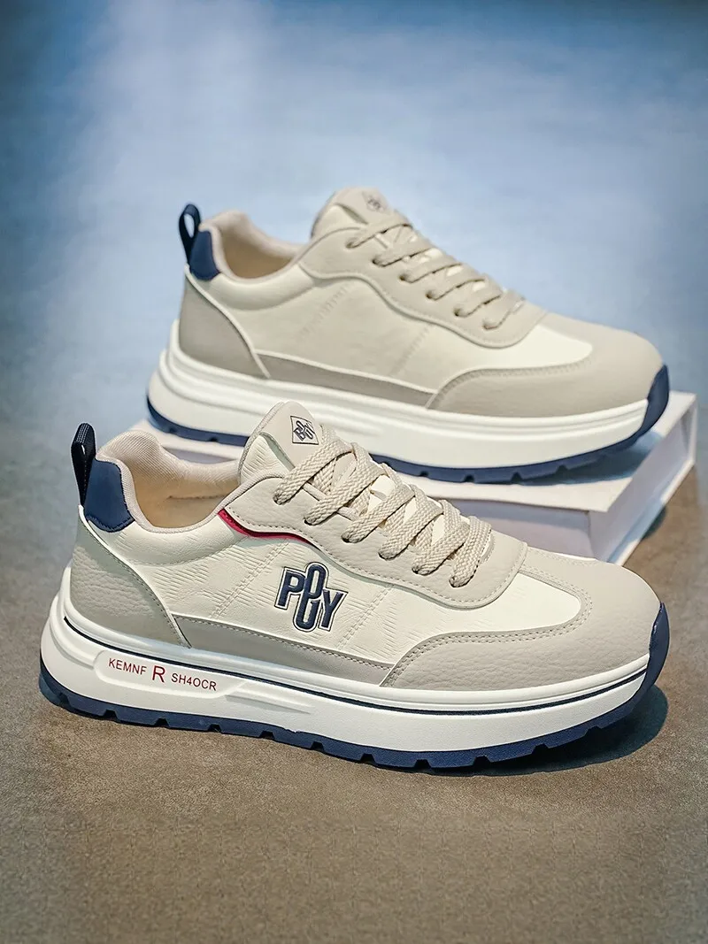 Men's Casual Sports Shoes Anti-Slip Soft Bottom Dad Shoes Fashionable All-Match Trendy Brand Agan Men's Autumn 2026 New Model