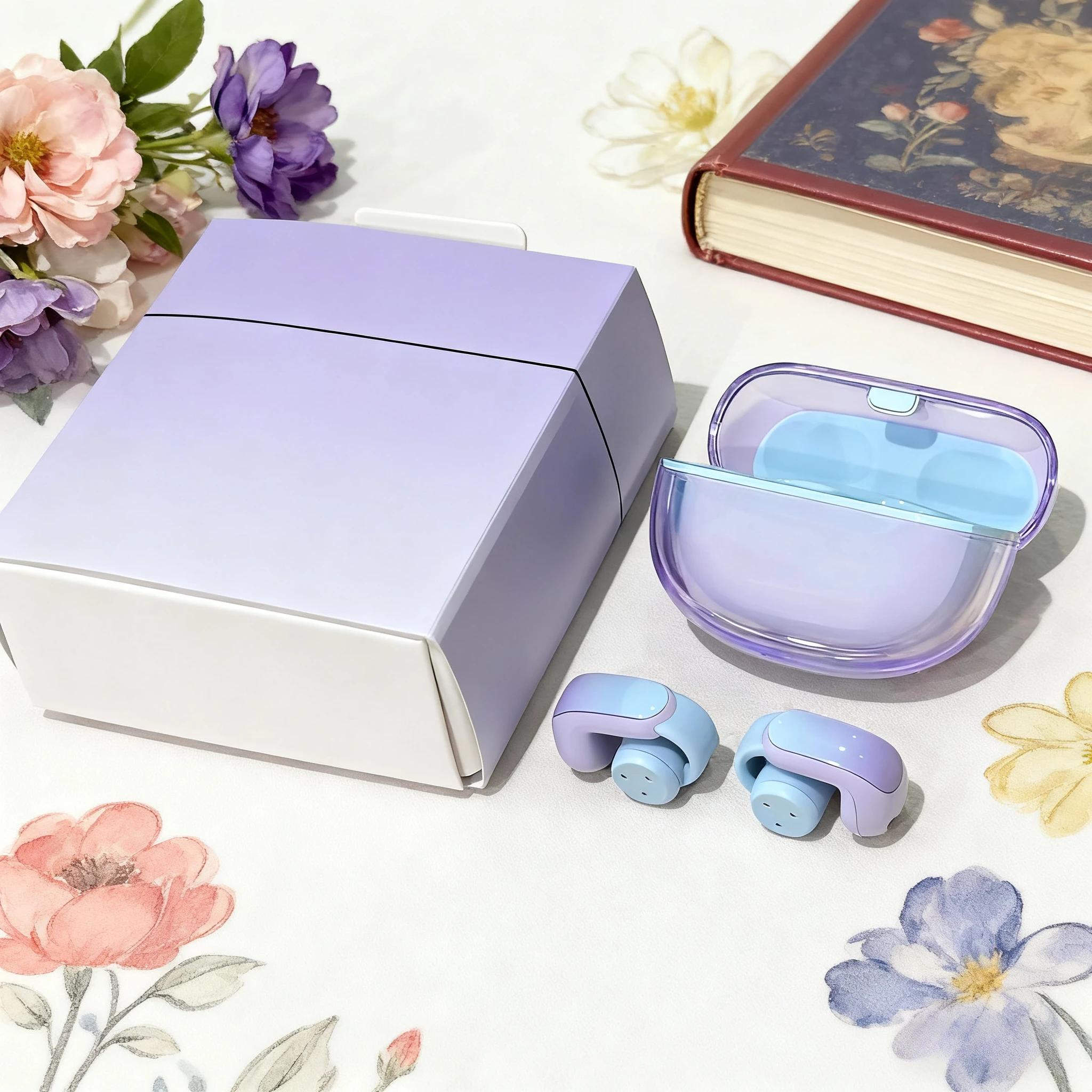 新しいウルトラオープンイヤーワイヤレスbluetoothヘッドホンv12イヤークリップ空間オーディオ非インイヤーヘッドホン