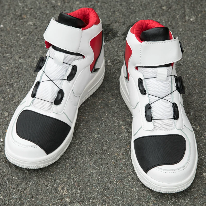 

Мотоциклетные ботинки унисекс, дышащие байкерские ботинки для езды на мотоцикле, обувь для мотокросса, для езды по бездорожью