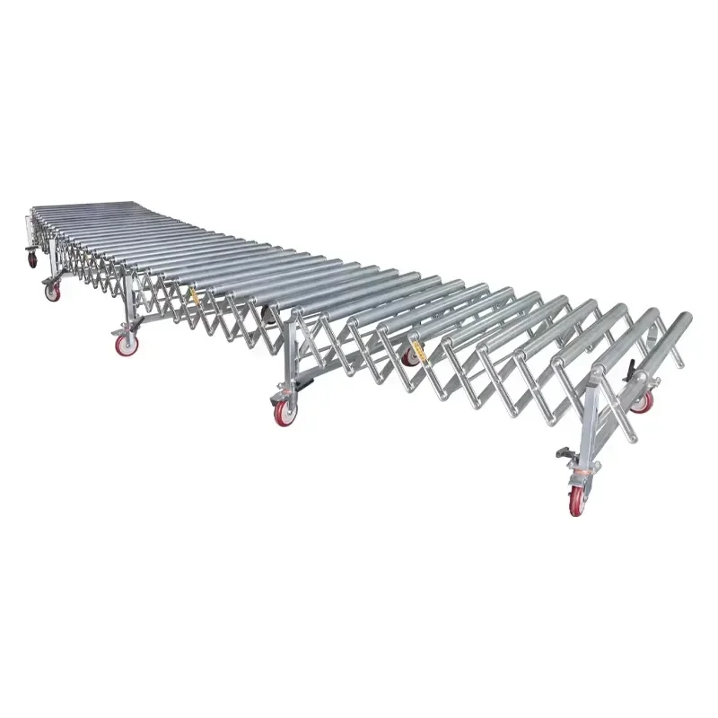 Hot Sale Easy Mobile Portable Transport Belt Electric Roller Conveyor Retractable Conveyor