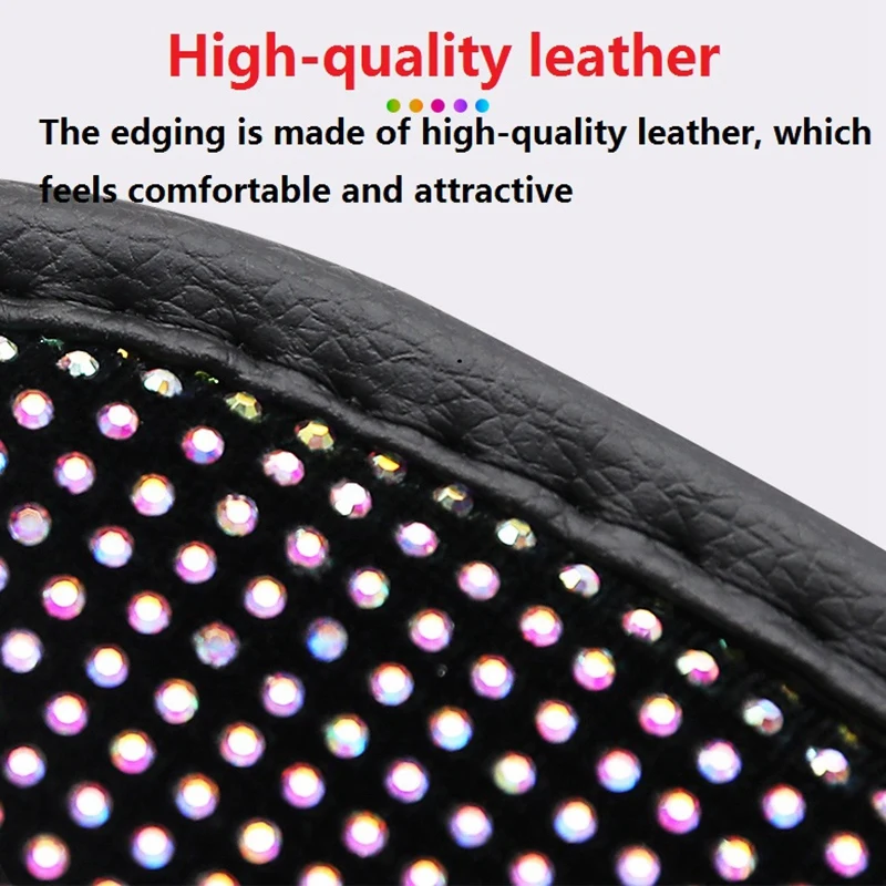 Bling Car Armrest Cover Plush Auto Center Console Cushion Pad Fit Diamond Car Interior Accessories For Women