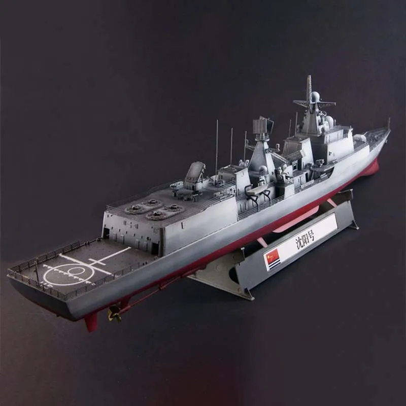 1/350 Assembled Warship Model Kit Navy Aircraft Carrier China Type 051C Guided Missile Destroyer Shenyang Model Ship Model Kit