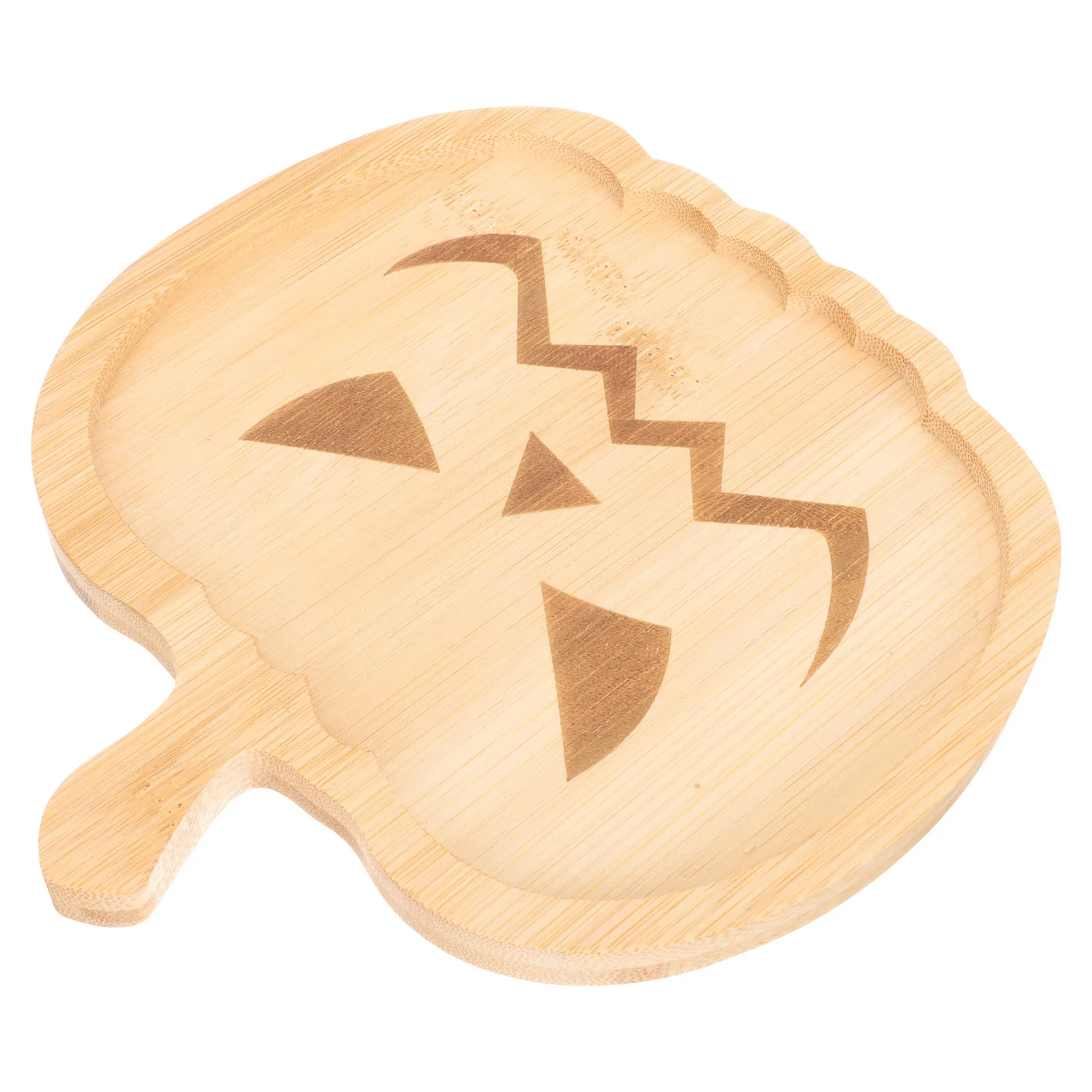 Bamboo Pumpkin Serving Tray – Multi-Functional Food Dish for Nuts, Dried Fruits, Candy, Desserts, Kitchen & Party