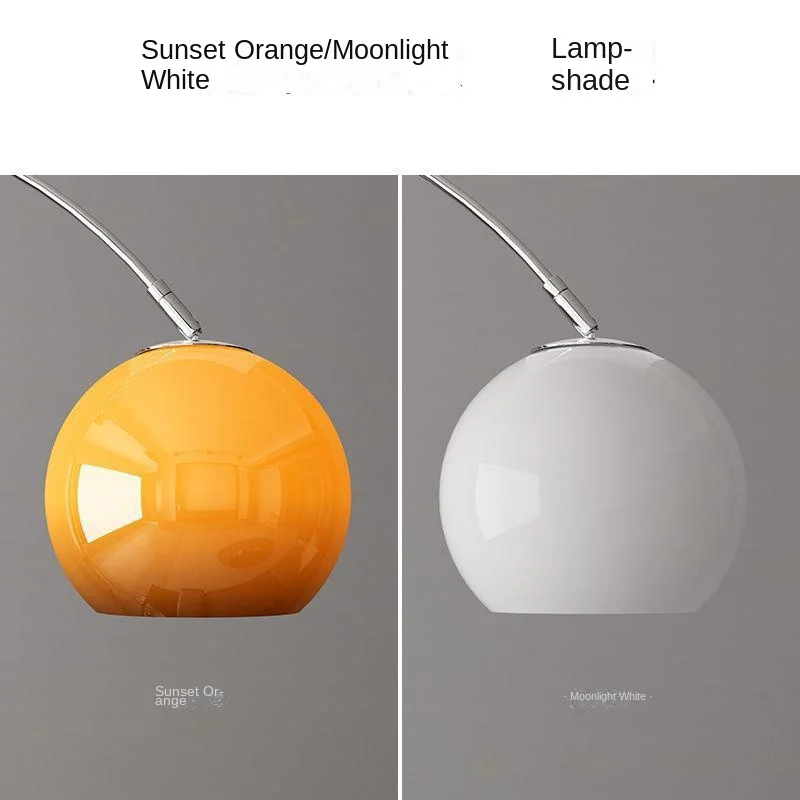 Nordic Living Room Atmosphere Floor Lamp Fishing Lamp Sofa Side Marble Standing Lamp Light Luxury LED Light Bedroom Bedside Lamp
