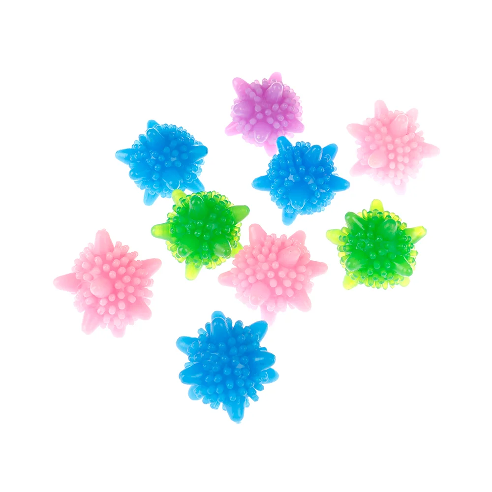 3pcs Decontamination Anti-tangle Laundry Ball For Washing Machine Clothes Cleaning Balls Lint Catcher Random Color