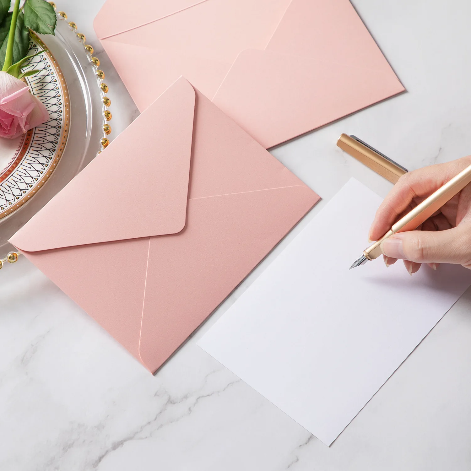 Envelope 30pcs/lot 133x183mm A7 200g High-grade Business Supplie Postcard Giftbox Packaging Storage Wedding Invitation Envelopes
