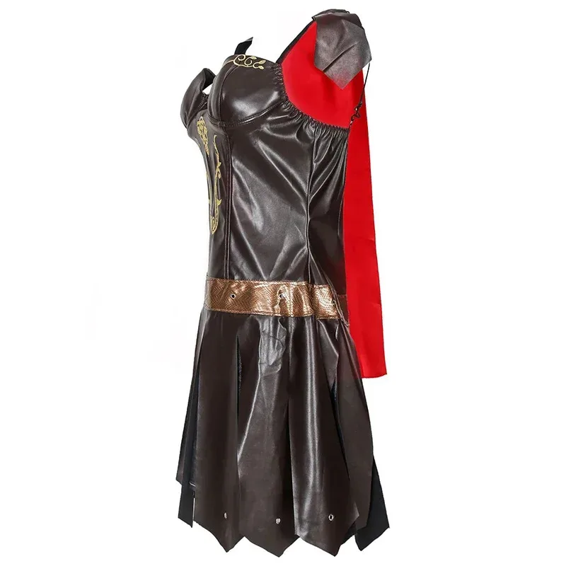 

aaa12 3Princess Xena Spartan 300 Warriors Costume Halloween Women's Mediaeval Roman Princess Gladiator Soldier Cosplay Fancy Dre