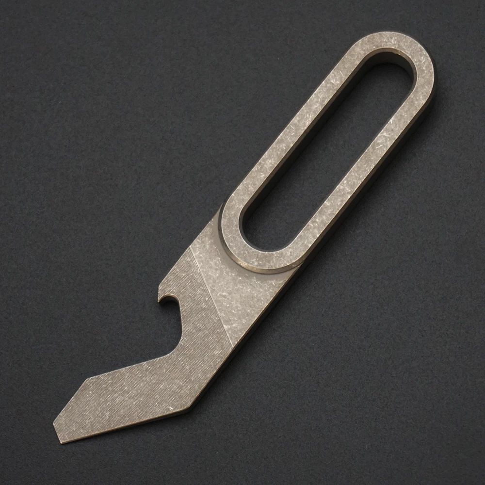 

Многофункциональный лом из титанового сплава, мини-портативный инструмент EDC, открытый альпинизм, кемпинг, может повесить брелок