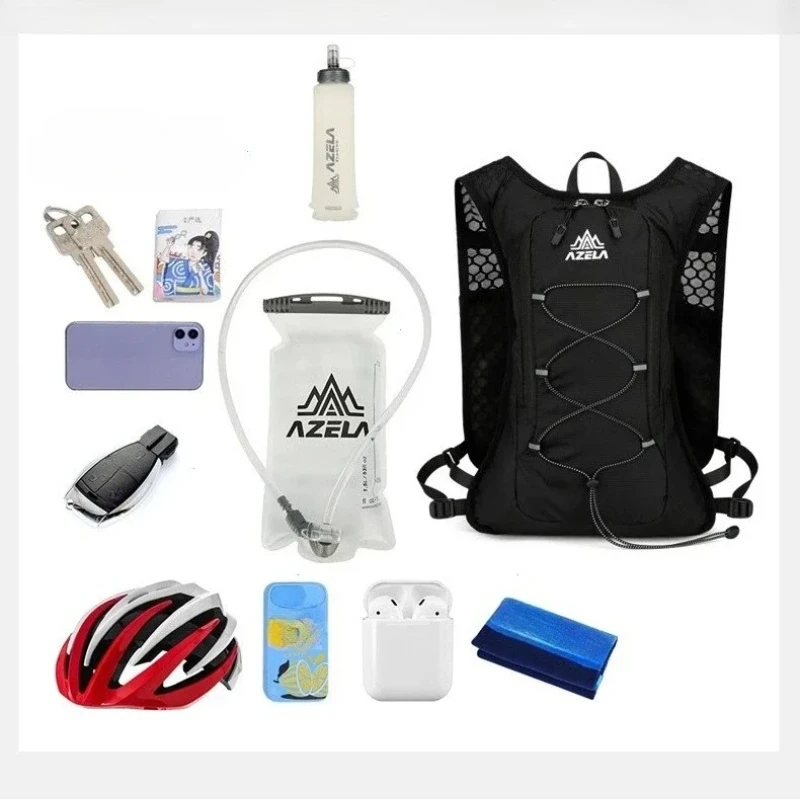 Lightweight Running Hydration Vest Backpack Insulated Daypack Portable Water Bag for Hiking Trail Running Cycling Marathon
