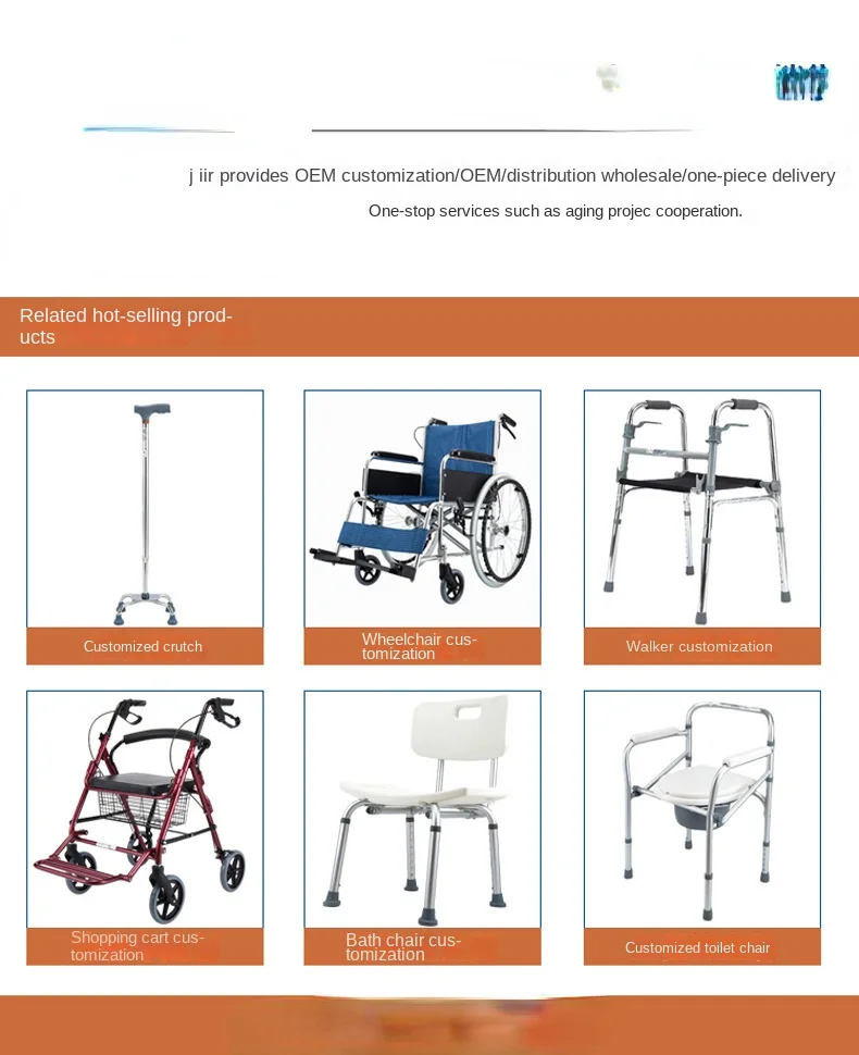 Foldable Commode Chairs Medical Mobile Toilet for the Elderly and Disabled