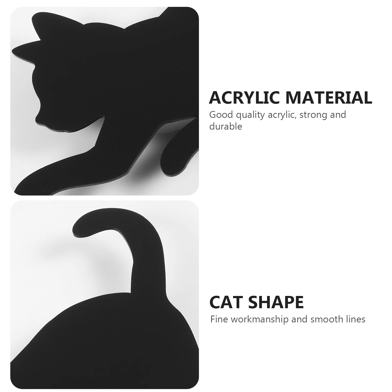 

1pc Cat Wall Acrylic Led Cat Wall Light LED Night Control Sound Cartoon Decor Bedroom Baby Room Small Night Light