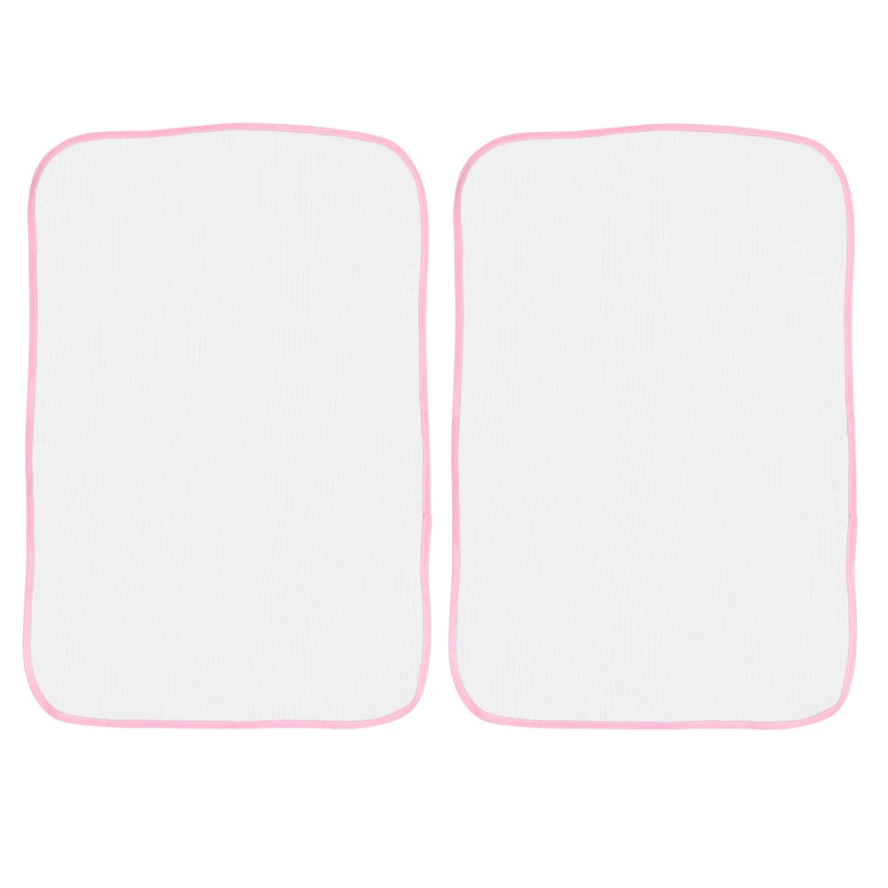 

Ironing Cloth Pink Pressing Cloth For Ironing Heat Resistant Mesh Pad for Table Steam Iron Protection Reusable Washable