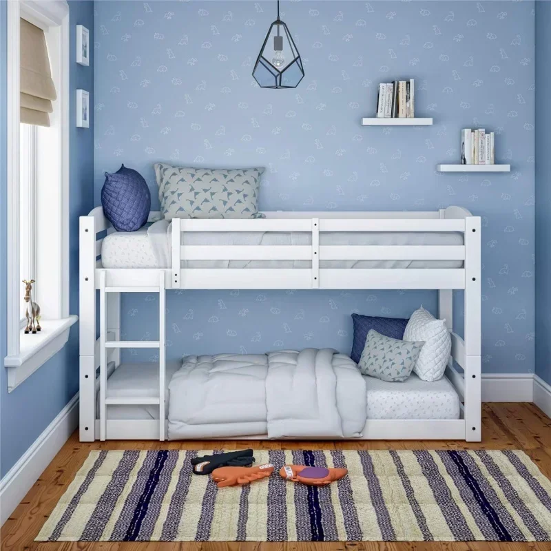 Twin over Twin Bunk Bed | White | DL7891W model