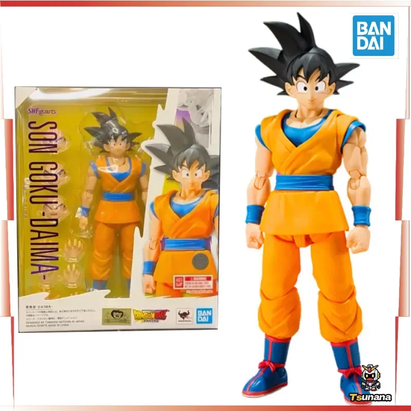 

In Shock Bandai S.H.Figuarts SHF Dragon Ball Son Goku-DAIMA Anime Action Figure Model Toys