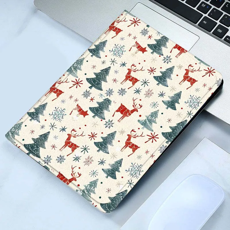 

Christmas Deer Design For iPad Pro Air Mini 1 2 3 4 5 6 7 7th 8th 9th 10th 11th 10.2 9.7 10.5 10.9 11 12.9 Tablet Case
