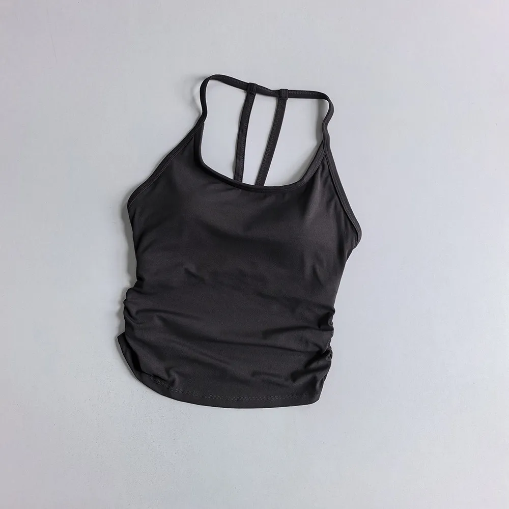 Festgelegte Cups, sexy, schöner Rücken, Sportweste für Damen, Träger-BH mit Brustpolster, Yoga-Bekleidung, Unterwäsche, Pilates-Yoga-BHs, Fitness-Top – Detail 7