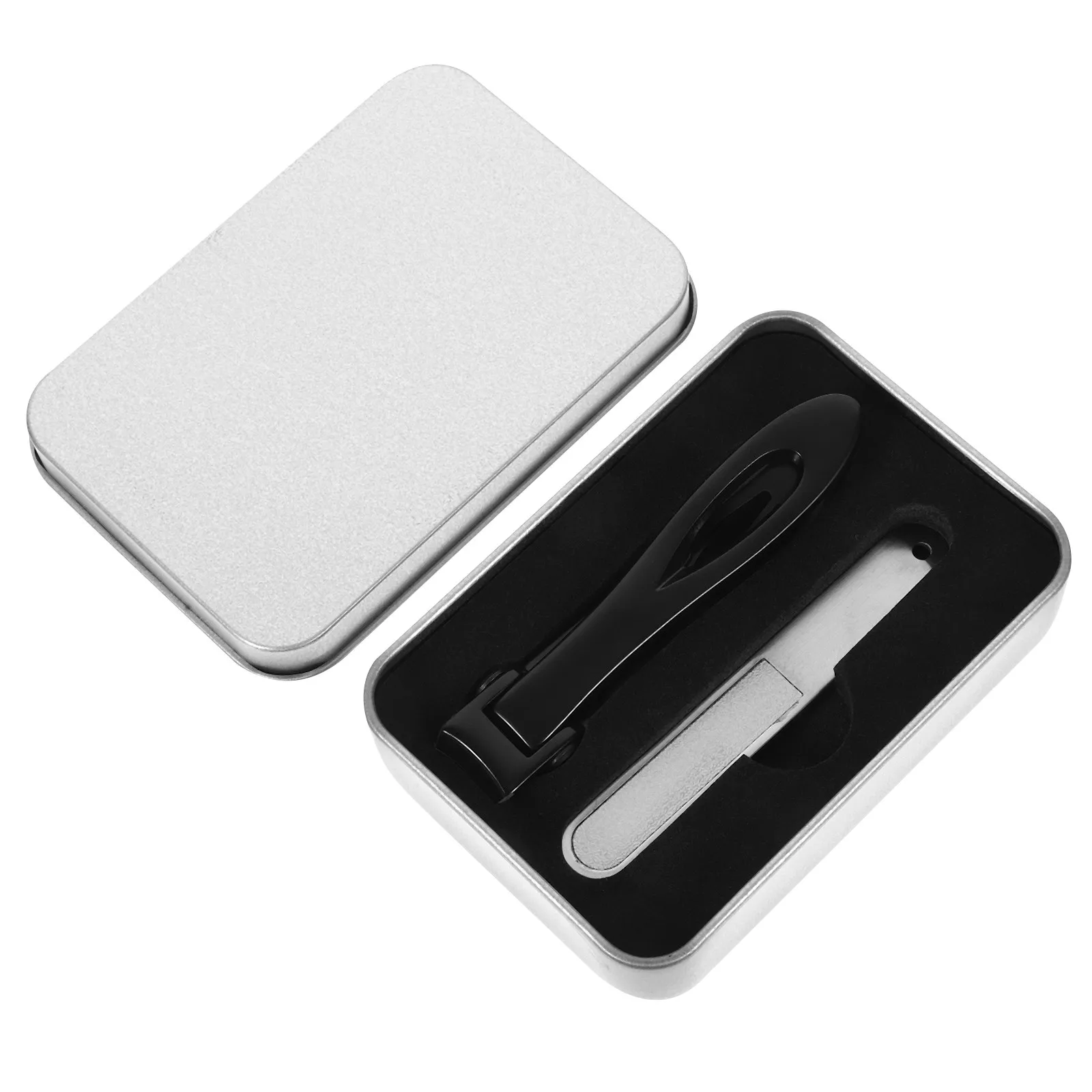 

1Set Professional Stainless Steel Nail Clipper Nail File Kit Nails Home Salon Travel Manicure Pedicure