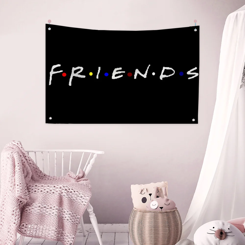 Garden Funny Flag Flag to Hang Flags for Rooms Banner Flags for Bedrooms Garage Decoration Tapestry F-friends-s Room Decor Y2k