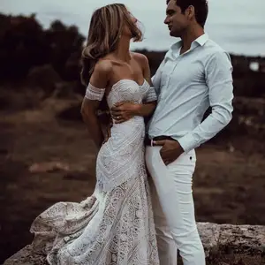 Brautkleider mit abnehmbarem Manga, Schwächen -Sweech -Zug, maßgefertigte Brautkleider mit abnehmbarem Manga, maßgeschneidert 12 Hauptverkaufskleider Braut Outlet - №6