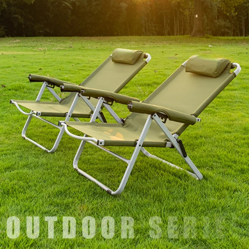 Outdoor Folding Aluminum Alloy Chairs Portable Picnics Chair Ultra Light Fishing Stools Beach Lounge Chairs Camping Chair