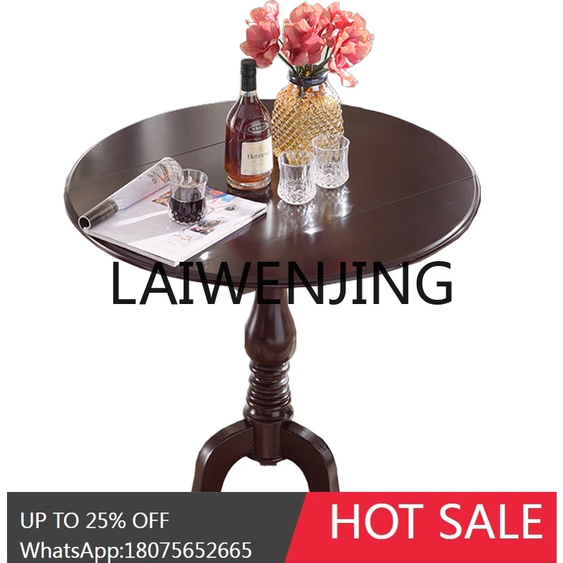 RWJ Dining Table Home Solid Wood Leisure Business Conference Table Balcony Coffee Table