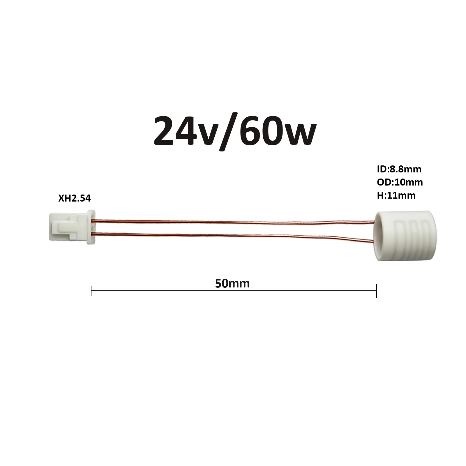 Upgraded 24V 60W Ceramic Heater Cartridge Thermistor Kit for Creality K1 K1C K1 Max Ender 3 V3 KE High Temp Hotend Replacement view 5