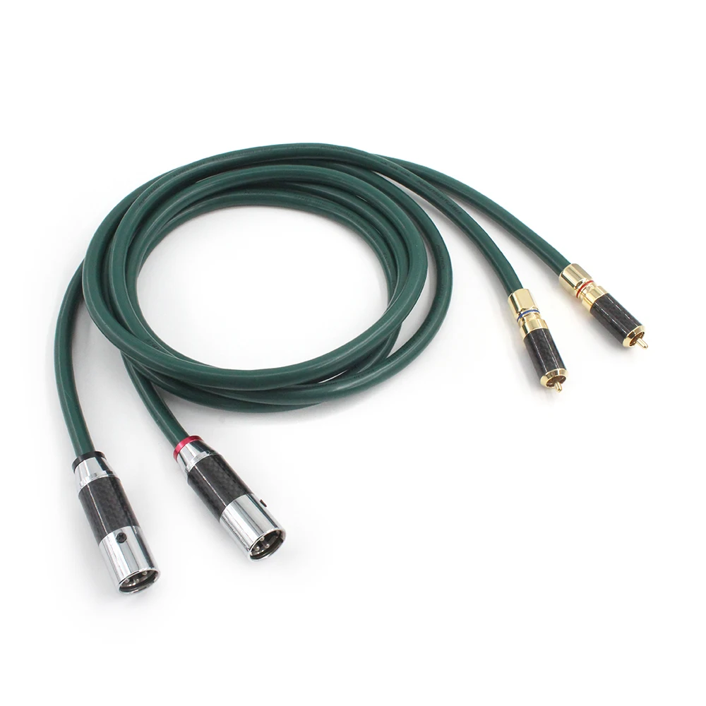 

Aether Reference-Grade Monocrystalline Copper Dual-Channel XLR↔RCA Interface Cord with Carbon-Infused Sheath & Aurum-Plated