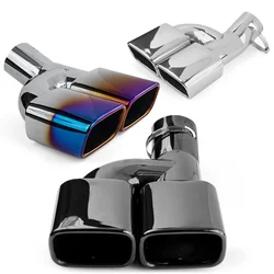 1Pc Car Dual Outlet Exhaust Pipe Muffler Suitable for Toyota Noah/Voxy/Equire80 Series Modification Parts Exhaust Pipe Muffler