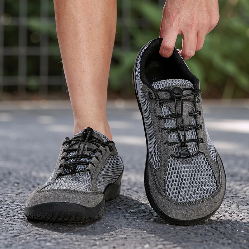 Sommerliche Herren-Sneaker mit breiter Zehenbox, minimalistische Zero-Sohlen-Sportschuhe, atmungsaktive Barfußschuhe für Paare, weiche Laufschuhe – Detail 13