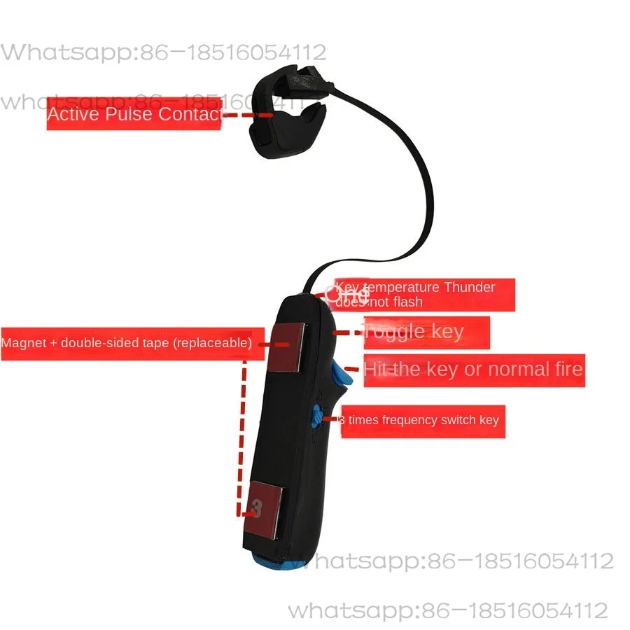 Magnetic flat panel connector 6 fingers 8 fingers 7 fingers operation 3 times frequency adjustable gamepad