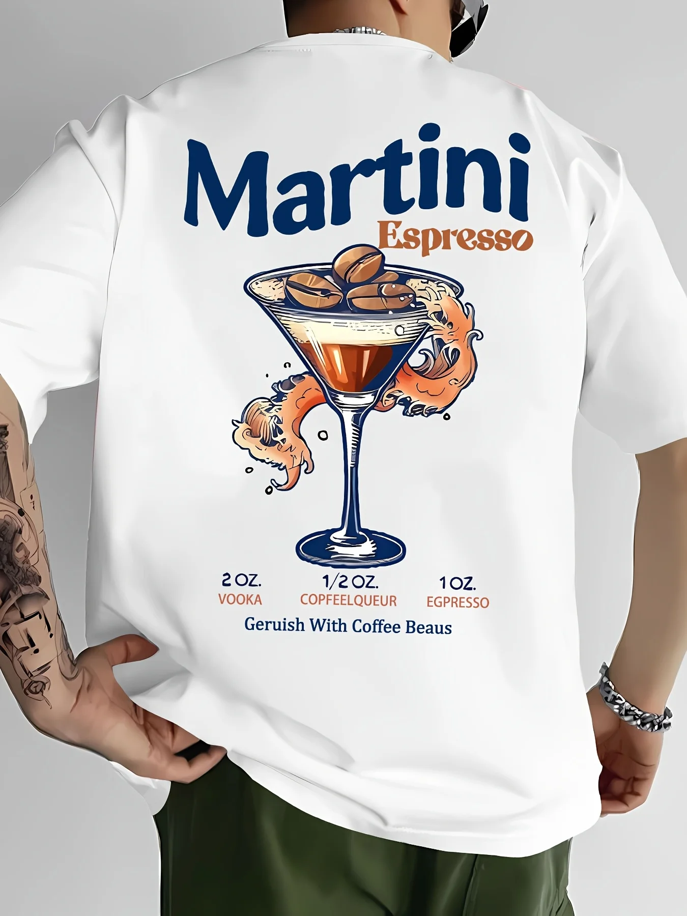 2025 Fashion Wine Glass Print 100% Cotton Men Women T-shirts Summer Autumn Daily Outdoor Sports Casual Loose Street Short Sleeve
