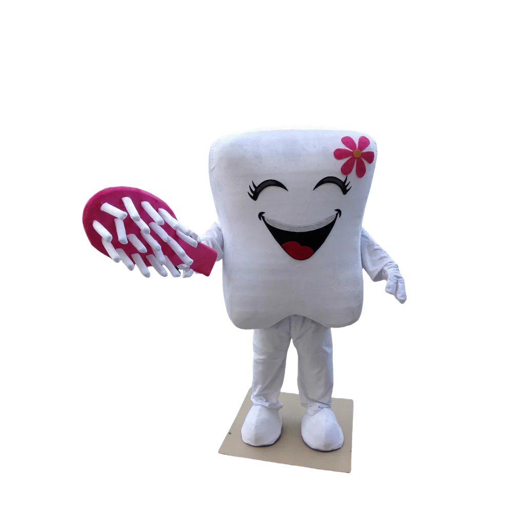 Zęby kobiece szczoteczka do zębów kostium maskotka niestandardowy fantazyjny kostium anime zestaw cosplay mascotte motyw przebranie karnawał 1420