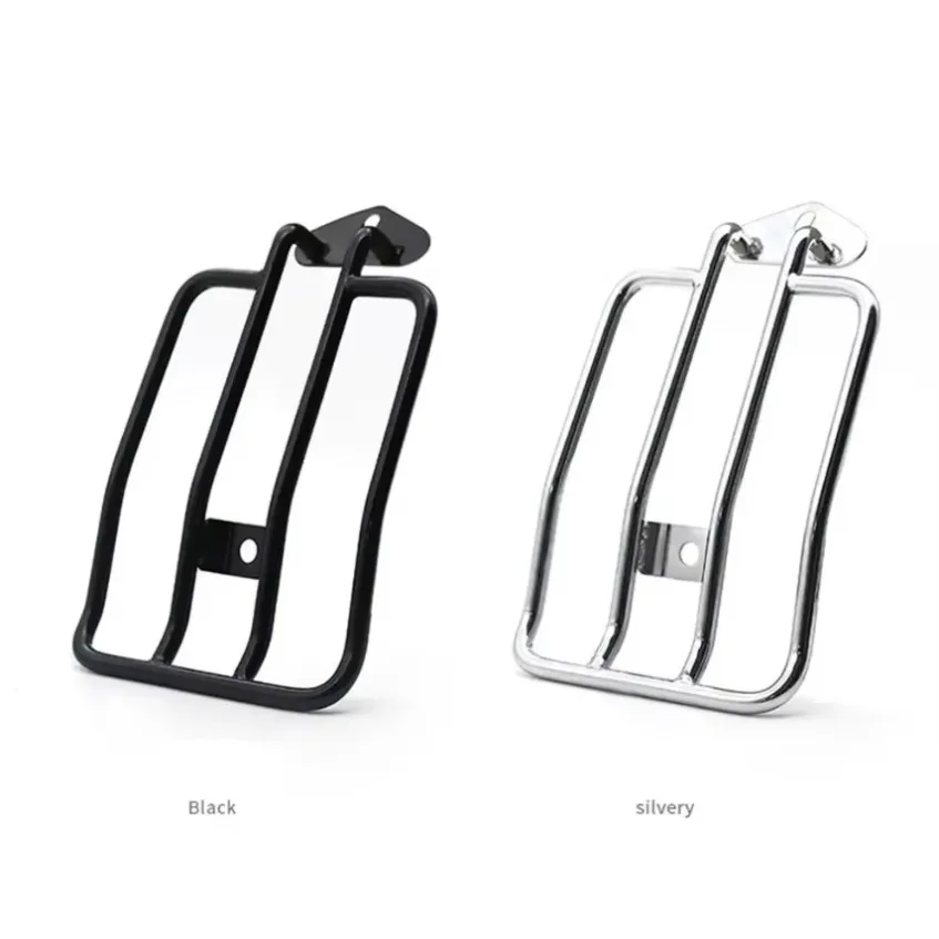 Motorcycle Luggage Rack Support Shelf Retro Stainless Steel Short Rear Tail Rack Modified Accessories