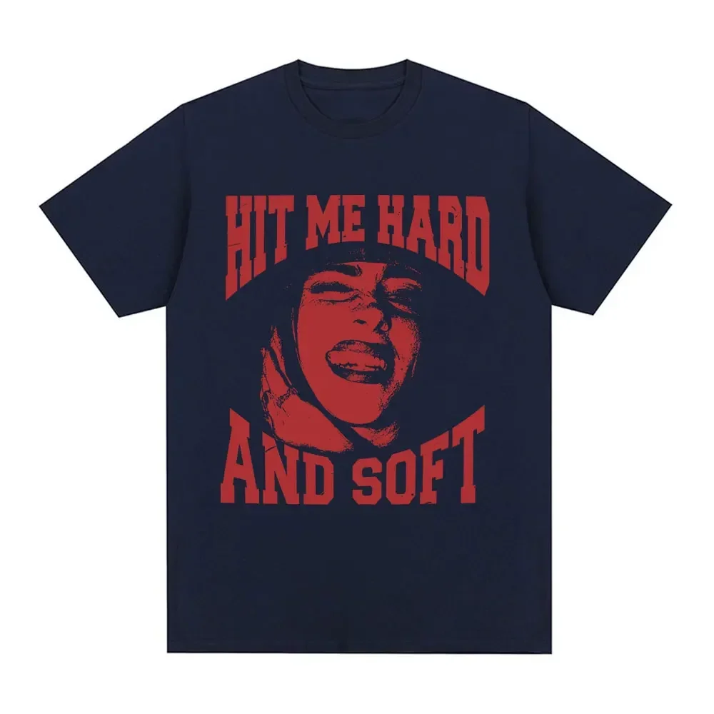 

Hit Me Hard and Soft 2025 Tour Футболка Мужчины Женщины Мода Хип-Хоп Футболки Harajuku Повседневные Хлопковые Футболки С Коротким Рукавом Подарок Фанатам
