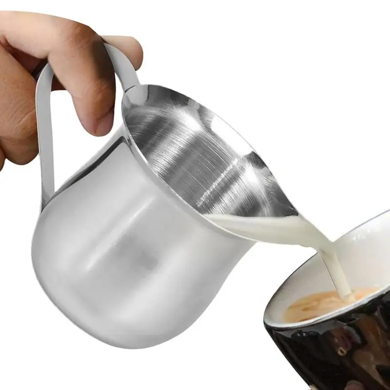 Kitchen Stainless Steel Milk frothing jug Espresso Steam Coffee Cappuccino Craft Coffee Latte Milk Cream Frothing Jug Pitcher