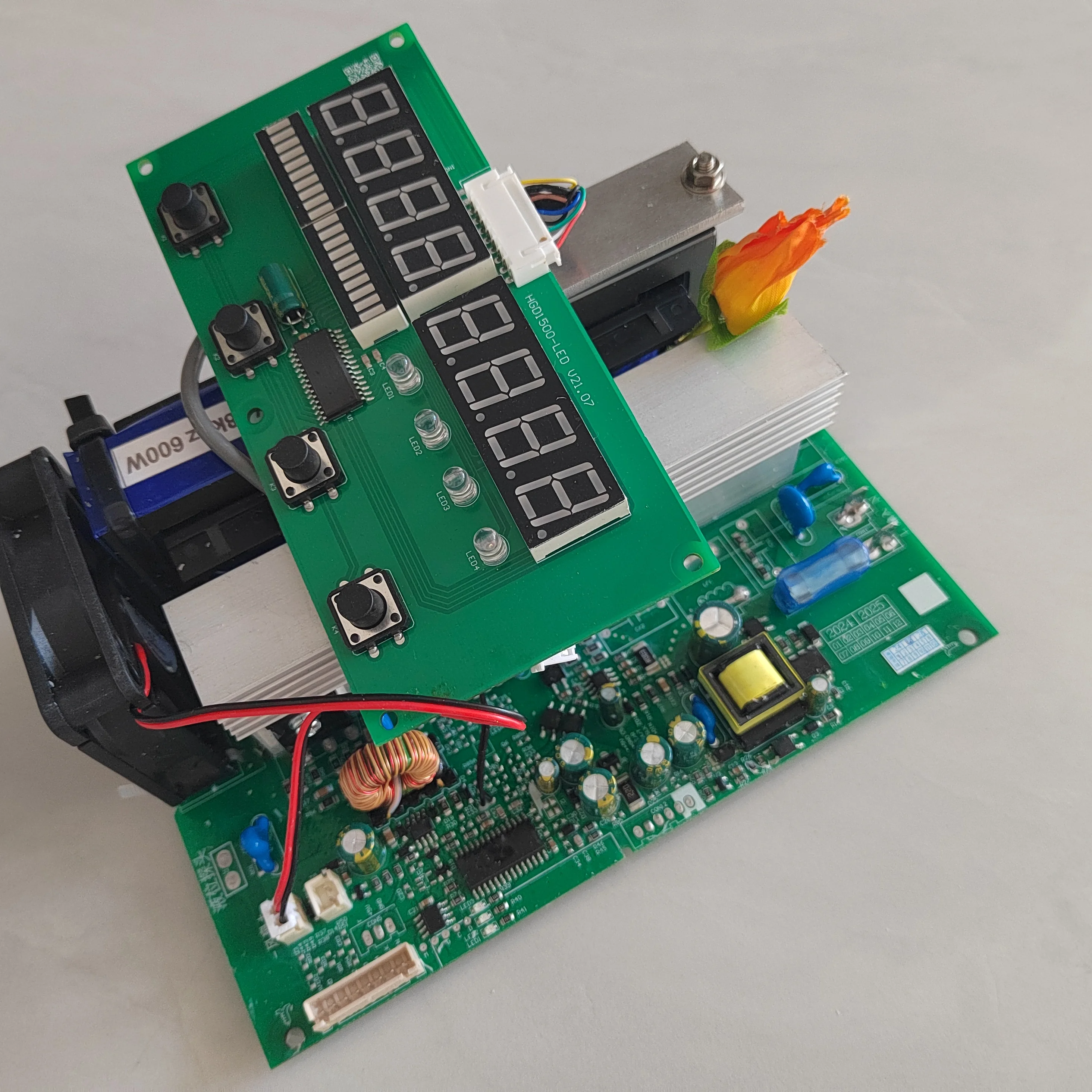 40 كيلو هرتز 500 واط محول التنظيف بالموجات فوق الصوتية Pcb سائق مع لوحة العرض