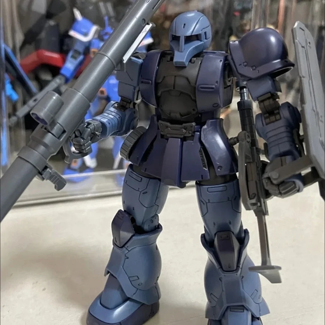 GTO MS-05 HG 1/144 Zaku Black Tri Stars Mech Assembly Model Kits Action Figures Desktop Decoration Doll Toy Gift view 6